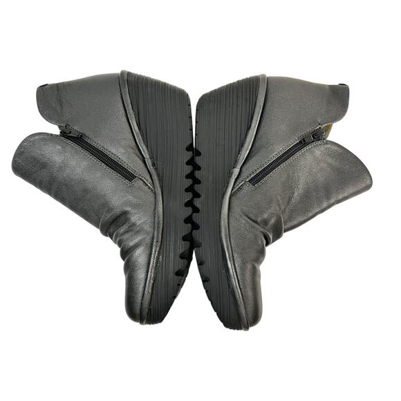 Fly London Yellow Yip Graphite Ankle Boots 39 US 8-8.5 - Picture 7 of 14